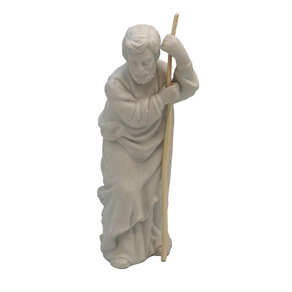 VTG Avon Nativity Figurine JOSEPH White Porcelain Bisque Christmas Replacement